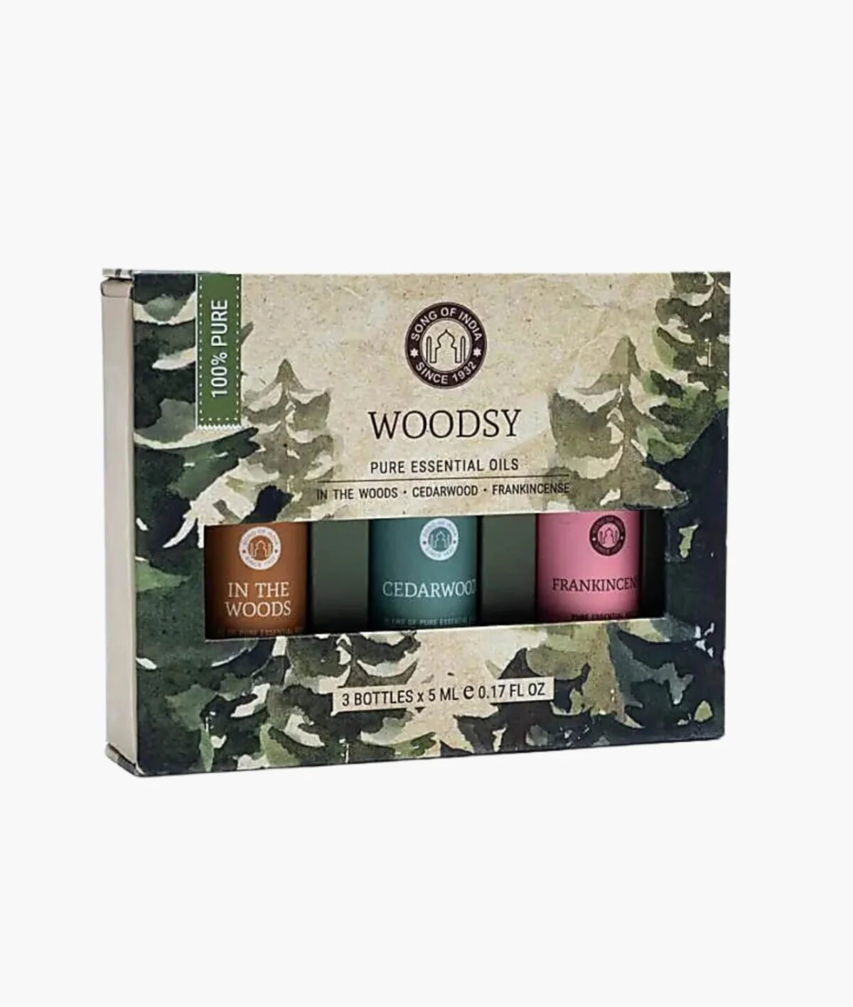 WOODSY ESSENTIAL OIL AROMATHERAPY SET
