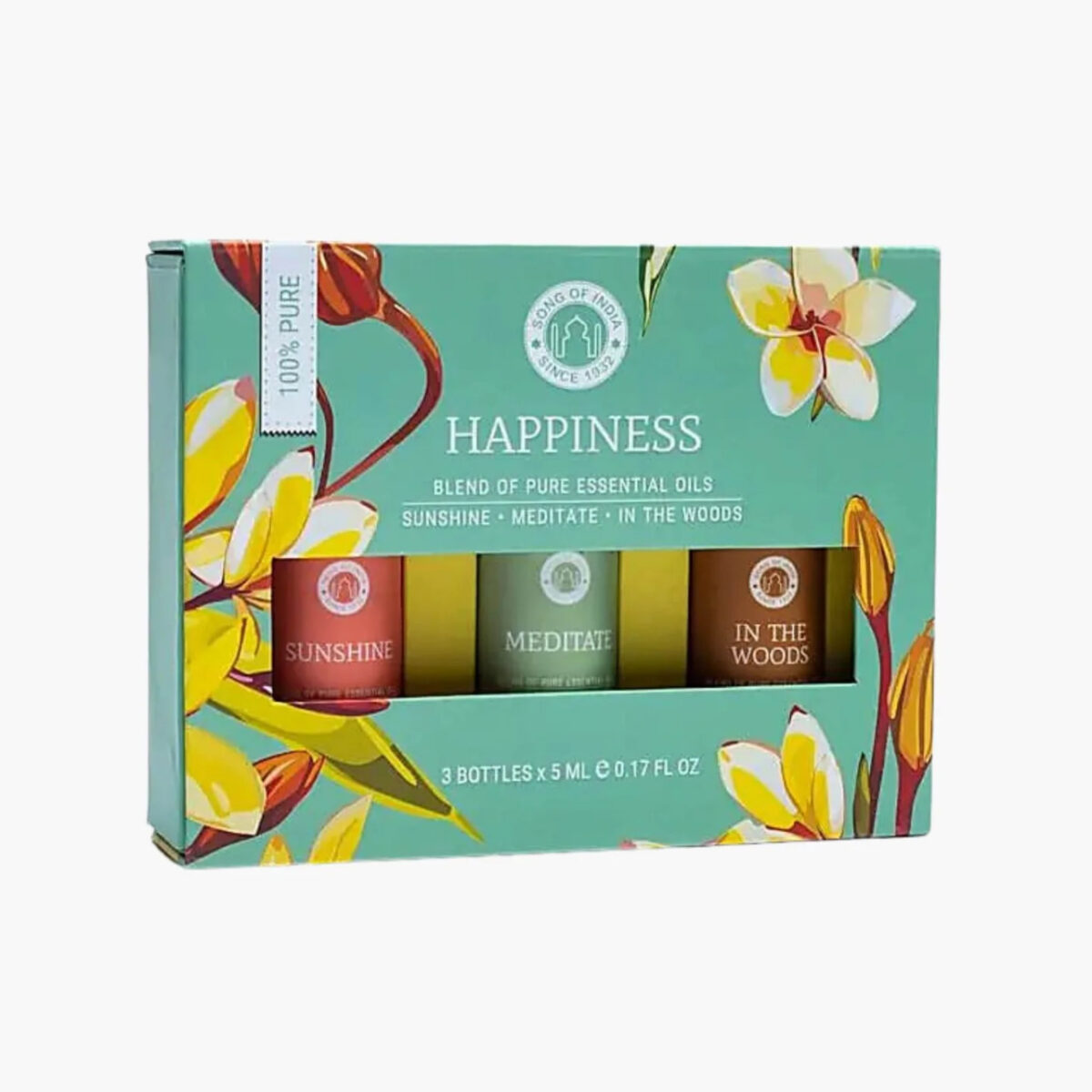 HAPPINESS ESSENTIAL OIL AROMATHERAPY SET