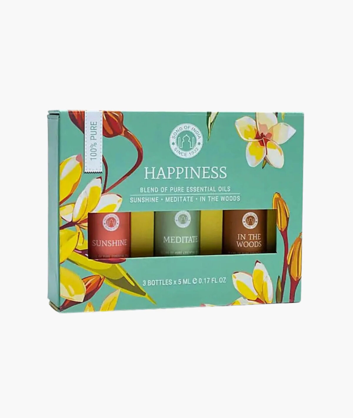 HAPPINESS ESSENTIAL OIL AROMATHERAPY SET