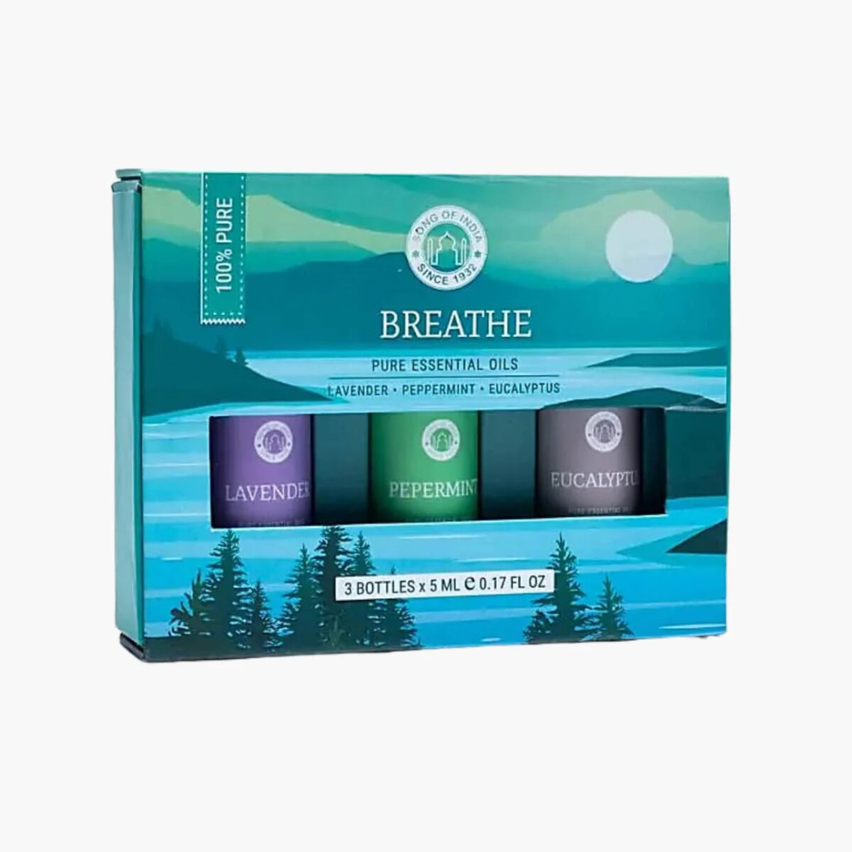 BREATH ESSENTIAL OIL AROMATHERAPY SET