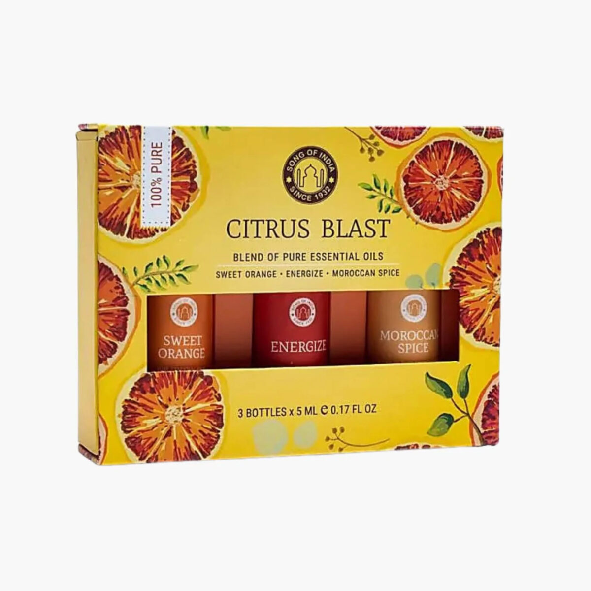 CITRUS BLAST ESSENTIAL OIL AROMATHERAPY SET