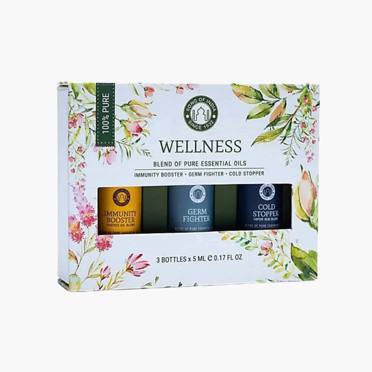 WELLNESS ESSENTIAL OIL AROMATHERAPY SET